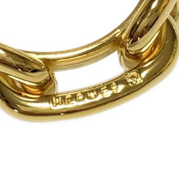 HERMES Chaine D'ancre - Gold Hardware None Scarf Ring 182-072825 - Picture 3 of 3